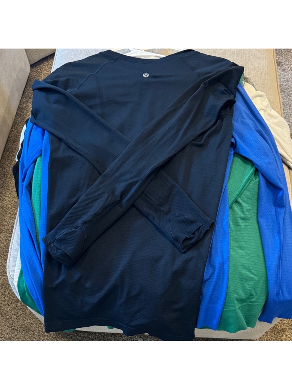 lululemon athletica Long Sleeve Crew - Blue